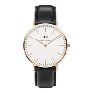 Daniel Wellington Classic DW00100007 – Nam – Quartz (Pin) – Dây Da – 40mm