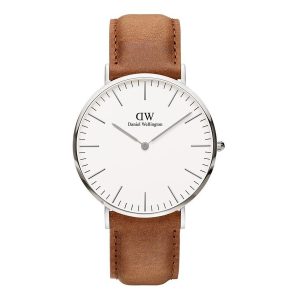 Daniel Wellington DW00100110  Nam – Quartz  – Dây Da -40mm