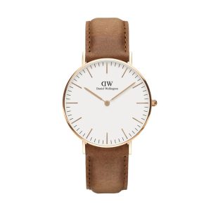Daniel Wellington DW00100111 Quartz  Dây Da-Unisex- 36mm