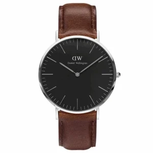 Daniel Wellington Nam DW00100131 Quartz-Dây Da-40mm